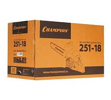 Бензопила Champion 251-18&quot;-0,325-1,5-72+ подарочный набор A251-18