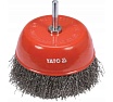 Щетка проволочная кистевая 100 мм, INOX Yato YT-47511