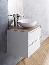 Мебель для ванной BelBagno Kraft 80 см со столешницей Bianco Opaco