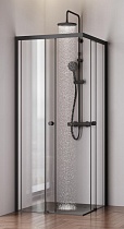 Душевой уголок Am.Pm X-Joy W94G-403-8080-BТ1К 80x80 прозрачный, черный матовый