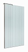 Душевая перегородка Belbagno UNO-L-1-TB-100-FL-GM 100x200 рифленая, оружейная сталь