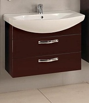 Мебель для ванной Акватон Ария 80 М, темно-коричневый