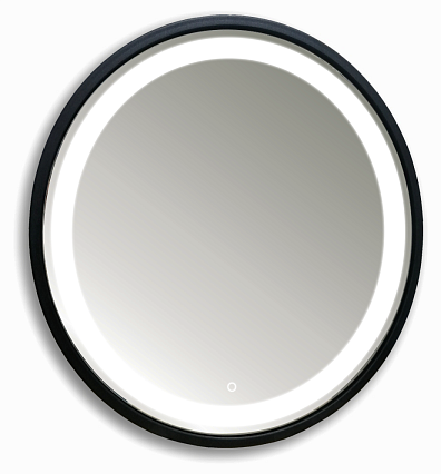 Зеркало Silver Mirrors Манхэттен 80x80 см с подсветкой, металлическая рама