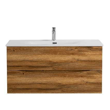 Тумба с раковиной BelBagno Marino-Cer-N 100 см Rovere Rustico