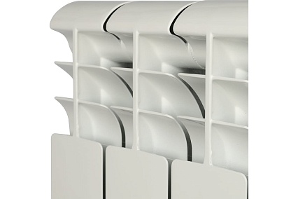 Алюминиевый радиатор Rommer Profi 500 AL500-80-80-100 4 секции RAL9016 82482