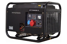 Бензиновый генератор Hyundai HY7000SE-3