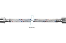 Гибкая подводка для воды ЦС нейлон, 1/2”Г х 1/2&quot;Ш L-100 см, штука ГП002011