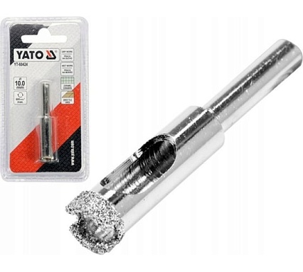Сверло алмазное по керамограниту 10 мм Yato YT-60424