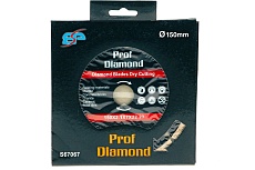 Диск алмазный отрезной по бетону и камню Prof Diamond TGS 150x22.2xZ12/7x2.1мм TORGWIN S67067