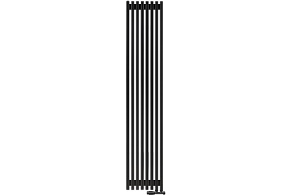 Вертикальный радиатор c нижним подключением, ARBIOLA Compact V 1750-63-08 VR, RAL 9005 матовый черный 257075