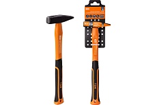 Слесарный молоток TDM 200 гр, кованый, с усиленной прорезиненной фибергласовой рукояткой Алмаз SQ1036-0111