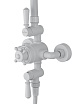 Душевая стойка Wonzon&Woghand Retro WW-B3041-MW термостат, белый матовый