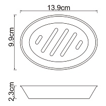 Мыльница WasserKRAFT Ruwer K-6729 сталь