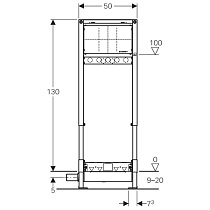 Инсталляция для душа Geberit Duofix 111.580.00.1