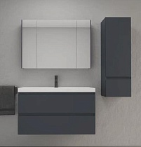 Мебель для ванной Style Line Манхэттен 100 см графит