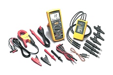 Комплект Fluke мультиметр-мегомметр + токовые клещи + индикатор чередования фаз 1587/MDT FC