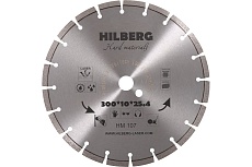 Диск алмазный отрезной сегментный Hard Materials Laser (300x25.4 мм) Hilberg HM107