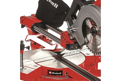 Торцовочная аккумуляторная пила с протяжкой Einhell PXC TE-SM 36/210 Li-Solo 4300880