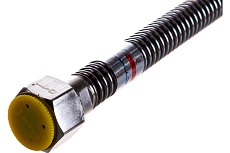 Подводка для газа СТМ ГАЗ сильфонная, 1/2&quot;, гайка-гайка, 80 см CGHF1208
