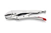 Ручной зажим Knipex круг 40 мм, квадрат 20 мм, под ключ 30 мм, штрихкод на ручках KN-4104250EAN