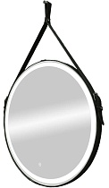 Зеркало Континент Millenium Black LED 65x65 см с подсветкой ЗЛП969