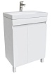 Тумба с раковиной Iddis Zodiac 60 см напольная с дверцами ZOD6CDFi95K, белый