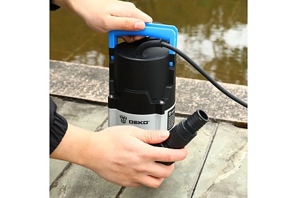 Насос дренажный Deko DWP-600P PLUS (грязевая, 2 режима, 220В, 600Вт, пластик) 076-0540