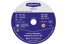 Отрезной диск по металлу Superior AS46T Mini (76х1.2х10 мм) DRONCO 6407634100
