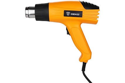 Строительный фен Deko HG2000W, 2000Вт, 2 скорости, защита от перегрева 063-4166