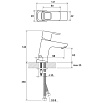 Смеситель для раковины Ravak 10° TD 012.00 X070064