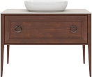 Тумба с раковиной Kerama Marazzi Plaza Classic 120 см, 1+1 ящик, орех