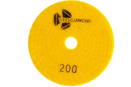 Круг алмазный гибкий шлифовальный Черепашка № 200 125 мм TRIO-DIAMOND 350200