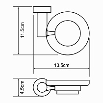 Мыльница WasserKRAFT Donau K-9429