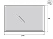 Зеркало BelBagno SPC-GRT-1000-800-LED-BTN 100x80 см кнопочный выключатель