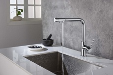 Смеситель для кухни Aquatek Европа AQ1386CR с подкл. к фильтру, хром