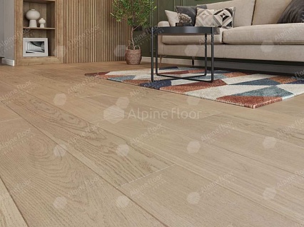 Инженерная доска Alpine Floor Villa Дуб Милкшейк 1200x165x12 мм, EW201-10