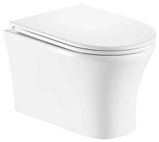 Подвесной унитаз Gid Tr2101 с микролифтом, белый