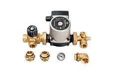 Насосно-смесительный узел STOUT с термостатическим клапаном Grundfos UPSO 25-65 130 SDG-0120-001002 RG008TIGHLOD93