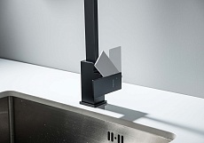 Смеситель для кухни Aquatek Либра AQ1680MB черный матовый