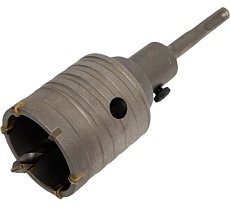 Коронка кольцевая по бетону, 55 мм, SDS+, хвостовик 110 мм FIT 33440