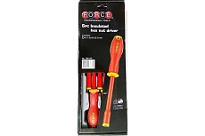 Набор диэлектрических 6-ти гранных отвёрток-головок Force 20612N