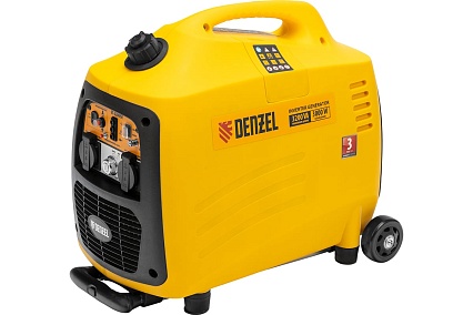 Инверторный генератор Denzel GT-3200iSE 3,2 кВт, 230 В, бак 6 л, закрытый корпус, электростартер 94703