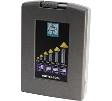 Набор зенковок H-Tools 90гр. 6.3-20.5мм 3z HSSE-Co5 TiN 6шт 795806EHT