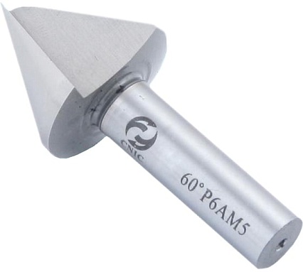 Зенковка (6x7x45 мм; конус 60 градусов; d хв=5 мм; Р6АМ5; ц/х; Z=1) CNIC 44426