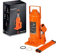 Бутылочный домкрат Airline 12 т, в сумке, MIN - 260 мм, MAX - 495 мм AJ-B-12