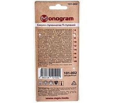 Сверло ступенчатое спиральное по металлу Special (4-20 мм; 9 ступеней; Р6М5) MONOGRAM 101-002