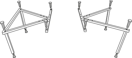 Каркас для ванн Excellent MR-19 Oceana 160, Pryzmat 150/160