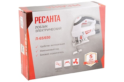 Электрический лобзик Ресанта Л-65/650 75/9/2