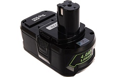 Аккумулятор для электроинструмента Ryobi (Li-Ion, 18В, 4Ач) Topon PN: RB18L40 TOP-PTGD-RY-18-4.0-Li