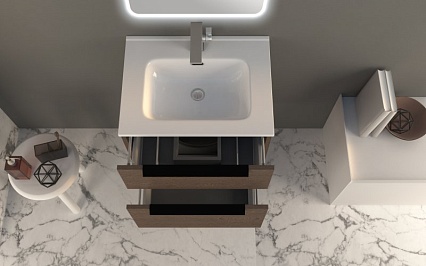 Тумба с раковиной Cezares Urban 60 см Frassino scuro